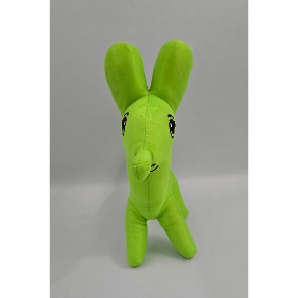 Green Polyester Balloon Animal Dog Plush - Picture 3 of 14